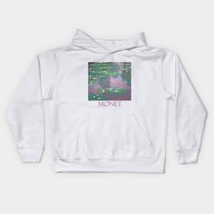 Waterlilies (1905) by Claude Monet Kids Hoodie